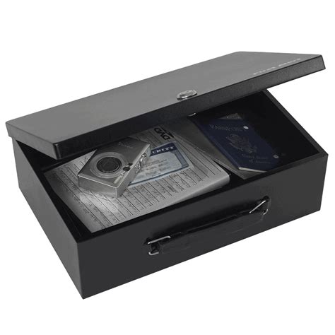 metal security box for documents|lockable steel storage boxes.